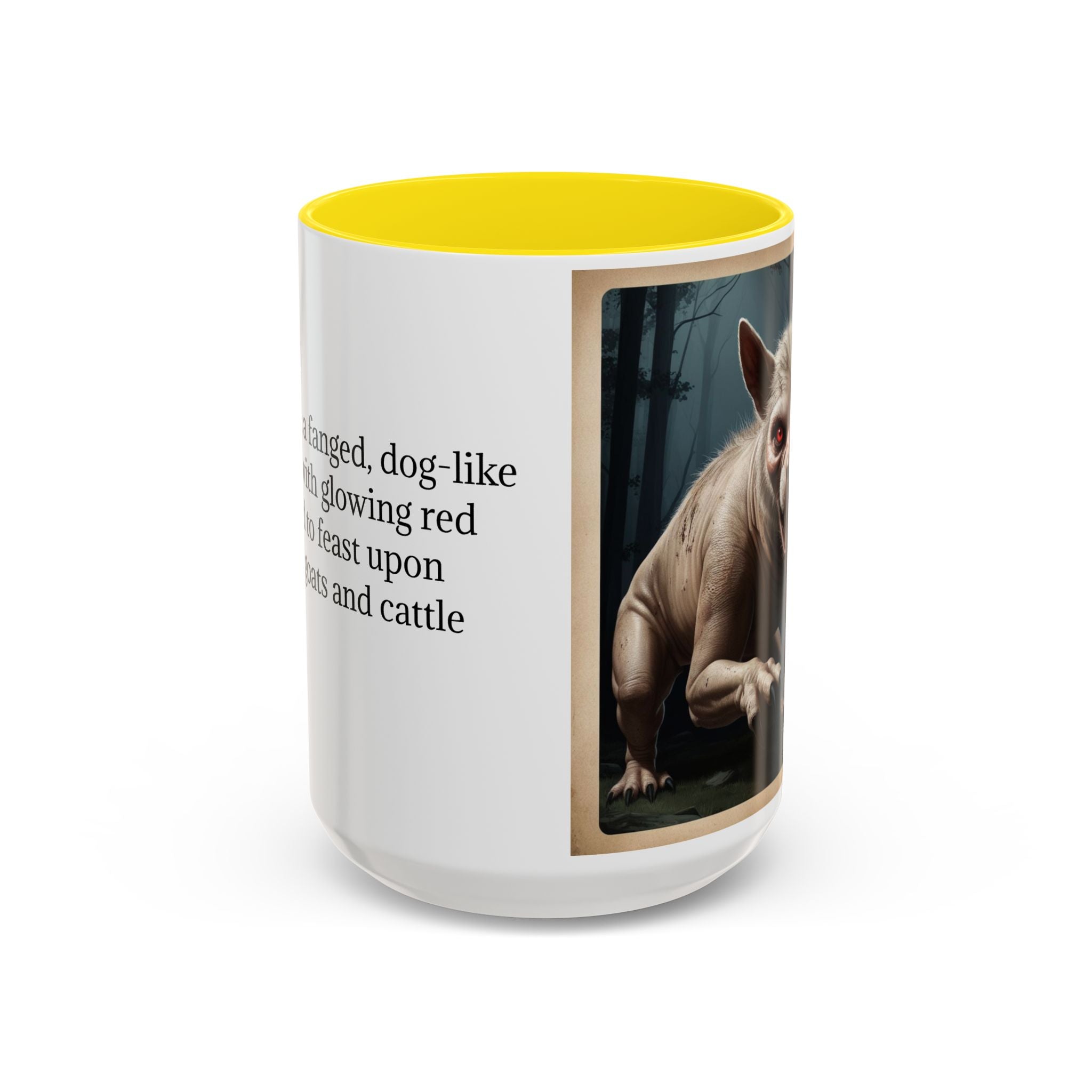 Chupacabra Mug: Supernatural Coffee Cup, Cryptid Beast, Mexican Folklore Gift