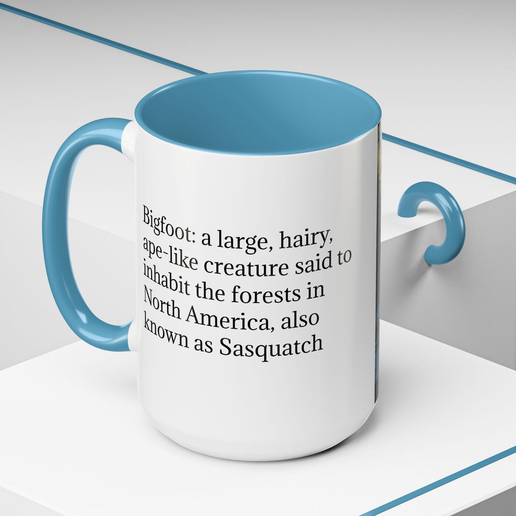 Bigfoot Coffee Mug: Sasquatch, Forest Cryptid, Mythical Creature, Camping Gift