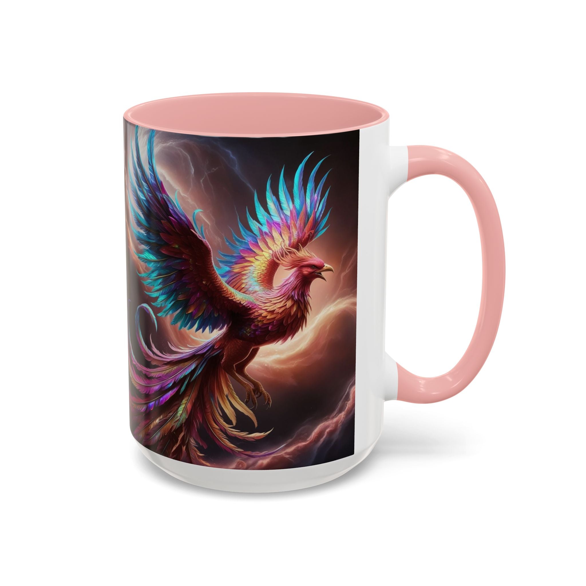 Phoenix Coffee Mug: Legendary Creature, Firebird Cryptid Coffee Cup, Renewal Rebirth