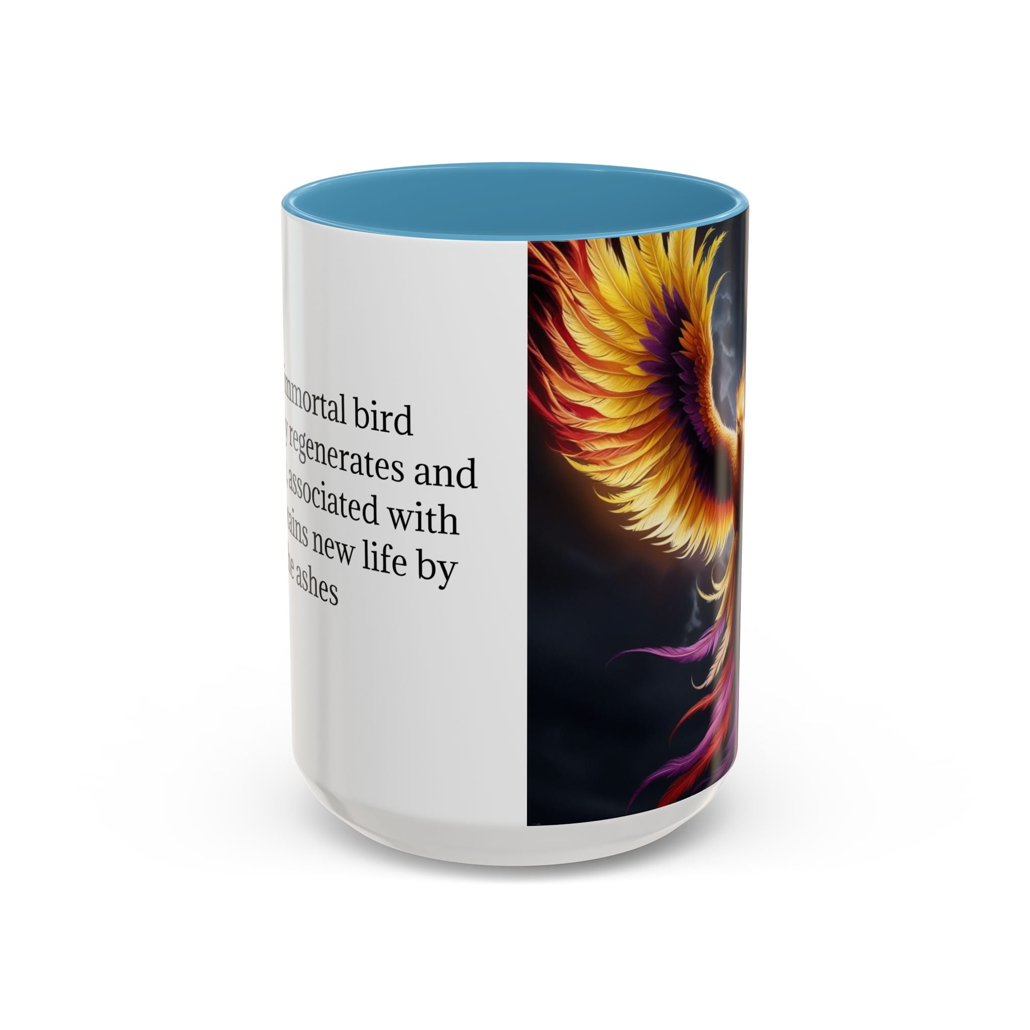 Phoenix Coffee Mug: Mythical Firebird Ceramic Cup, Fantasy Mug, Legendary Creature