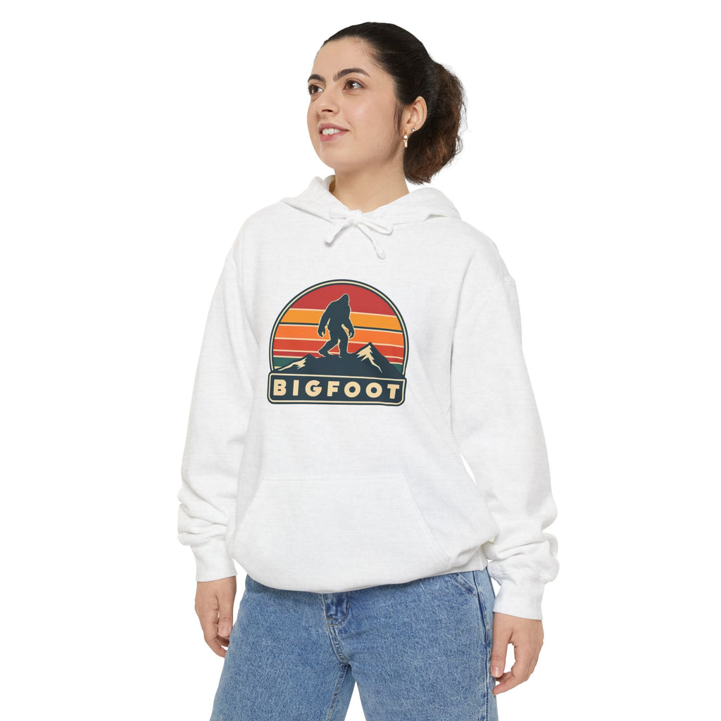 Bigfoot Hoodie Comfort Colors® | Sasquatch Sweatshirt, Cozy Unisex Pullover, Wilderness Adventure Apparel,
