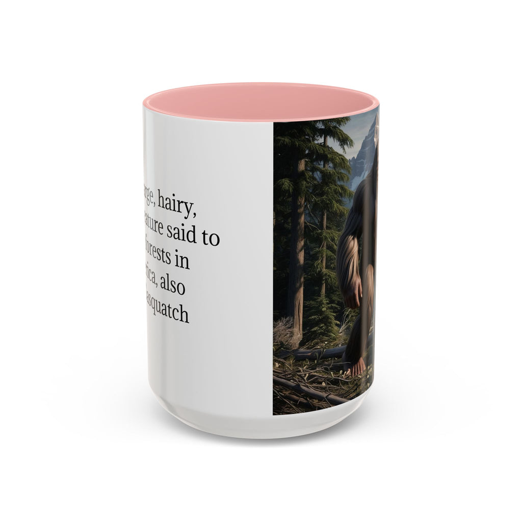 Bigfoot Mug: Sasquatch Coffee Cup, Mythical Creature, Camping Mugs for Men, Cryptozoology