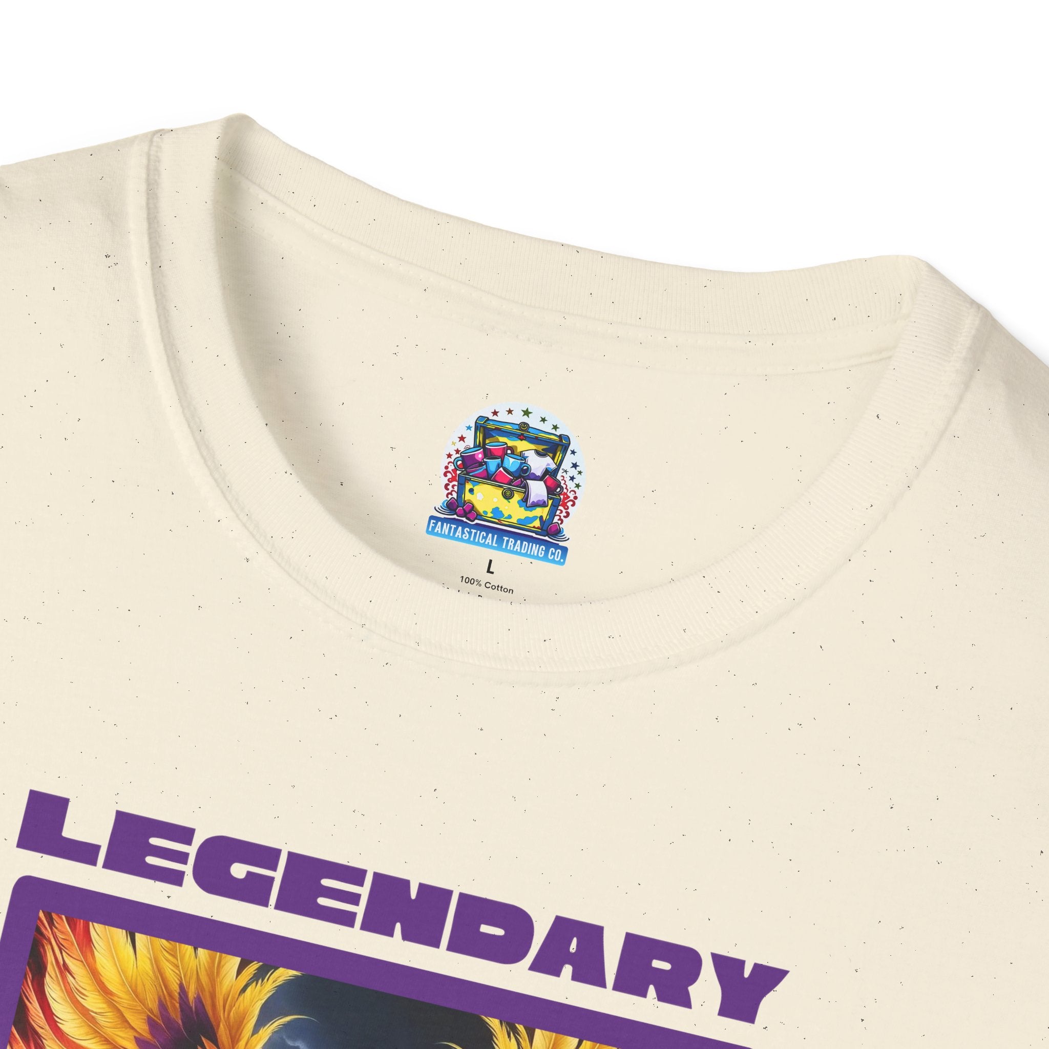 Phoenix Graphic Tee: Mythical Creature, Soft Cotton Shirt, Rise from the Ashes
