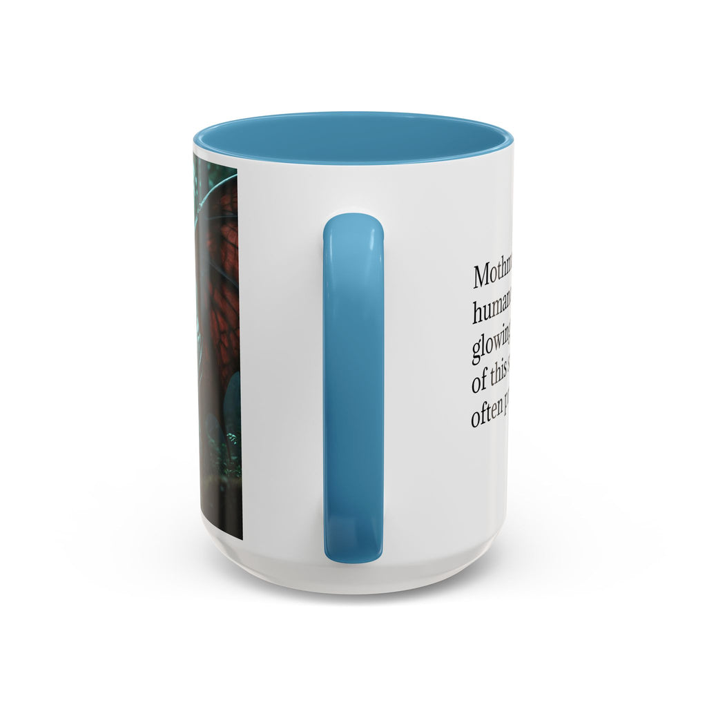 Mothman Mug: Supernatural Monster, Cryptid Mug, Mythical Creature, Urban Legend (Crouching)
