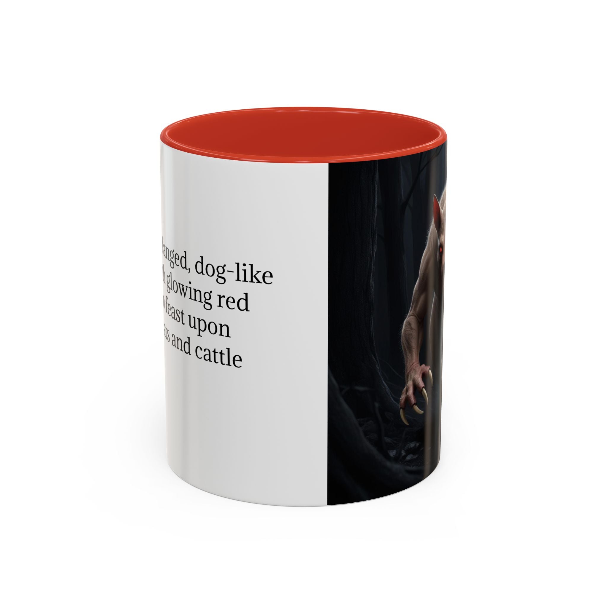 Chupacabra Mug: Cryptid Coffee Cup, Supernatural Beast, Mexican Folklore Gift