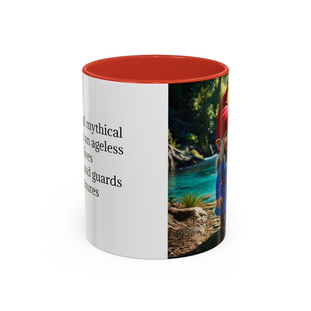Gnome Mug: Scandinavian Nisse, Nordic Folklore Gift, Mythical Creature Coffee Cup