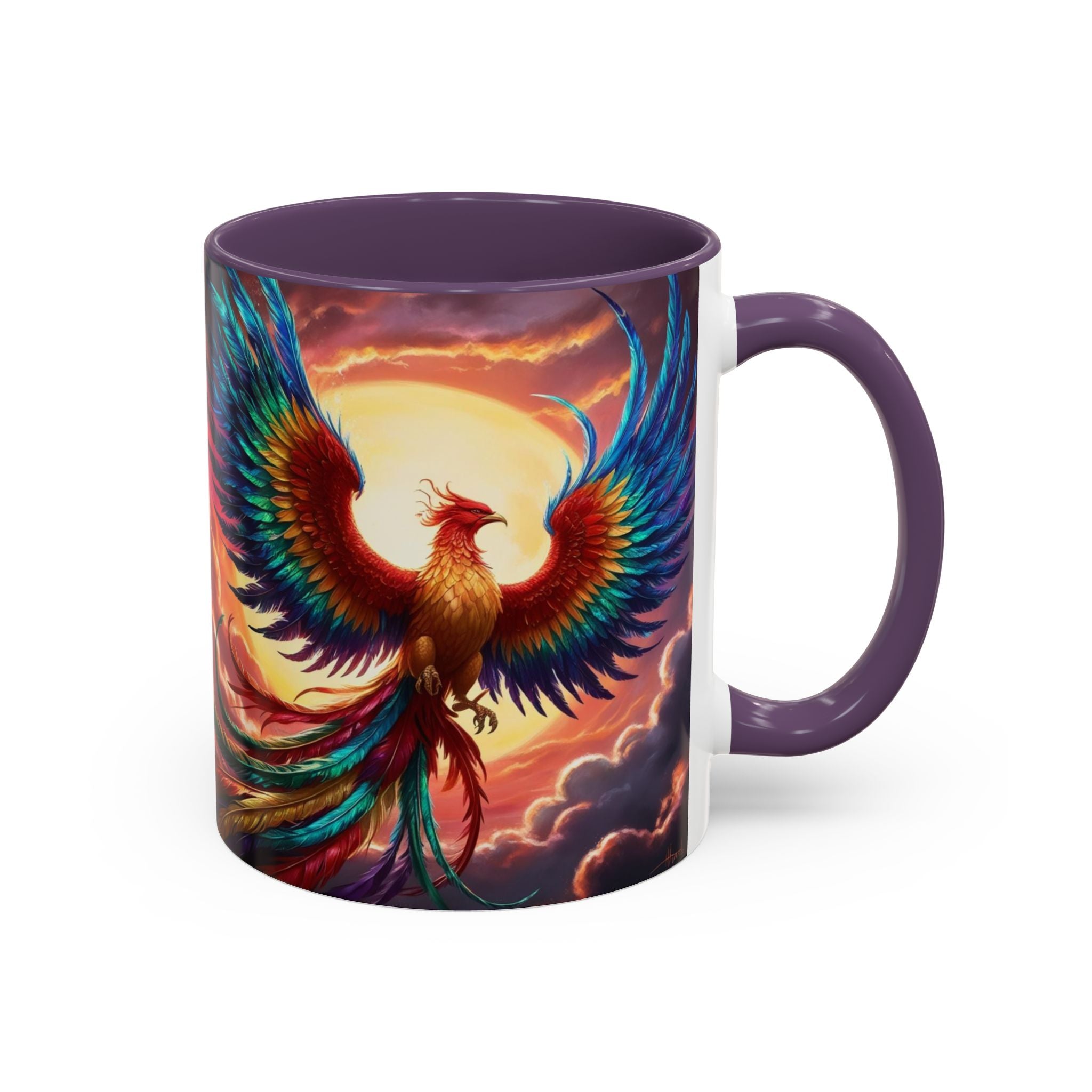 Phoenix Bird Coffee Cup: Mythical Creature, Firebird Coffee Mug, Rise from the Ashes