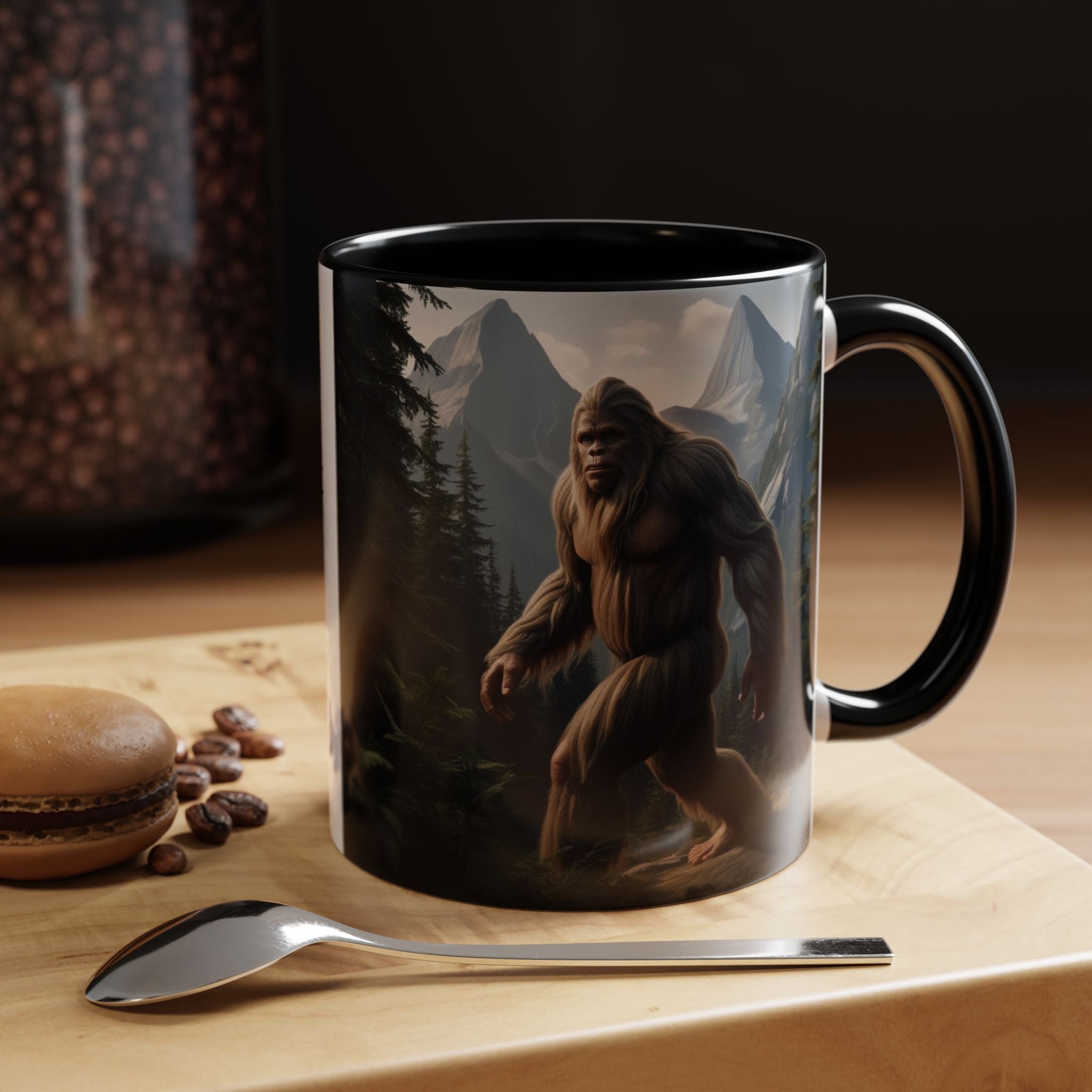 Bigfoot Coffee Mug: Sasquatch, Mythical Creature, Pacific Northwest Cryptid