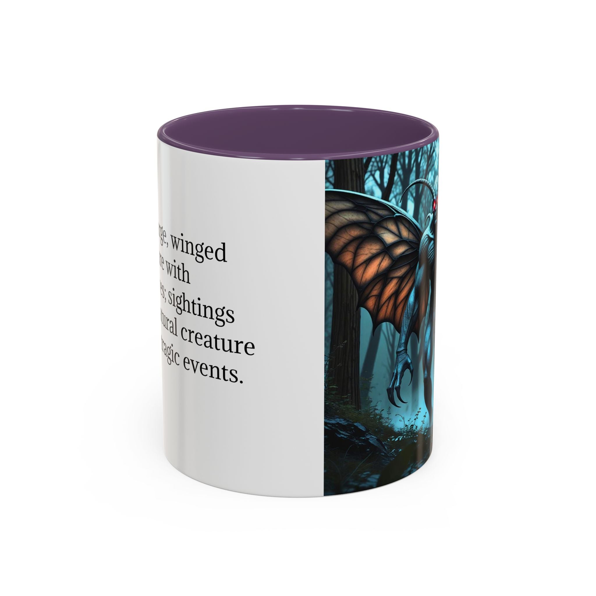 Mothman Mug: Supernatural Coffee Cup, Mythical Creature, Urban Legend (Forrest)