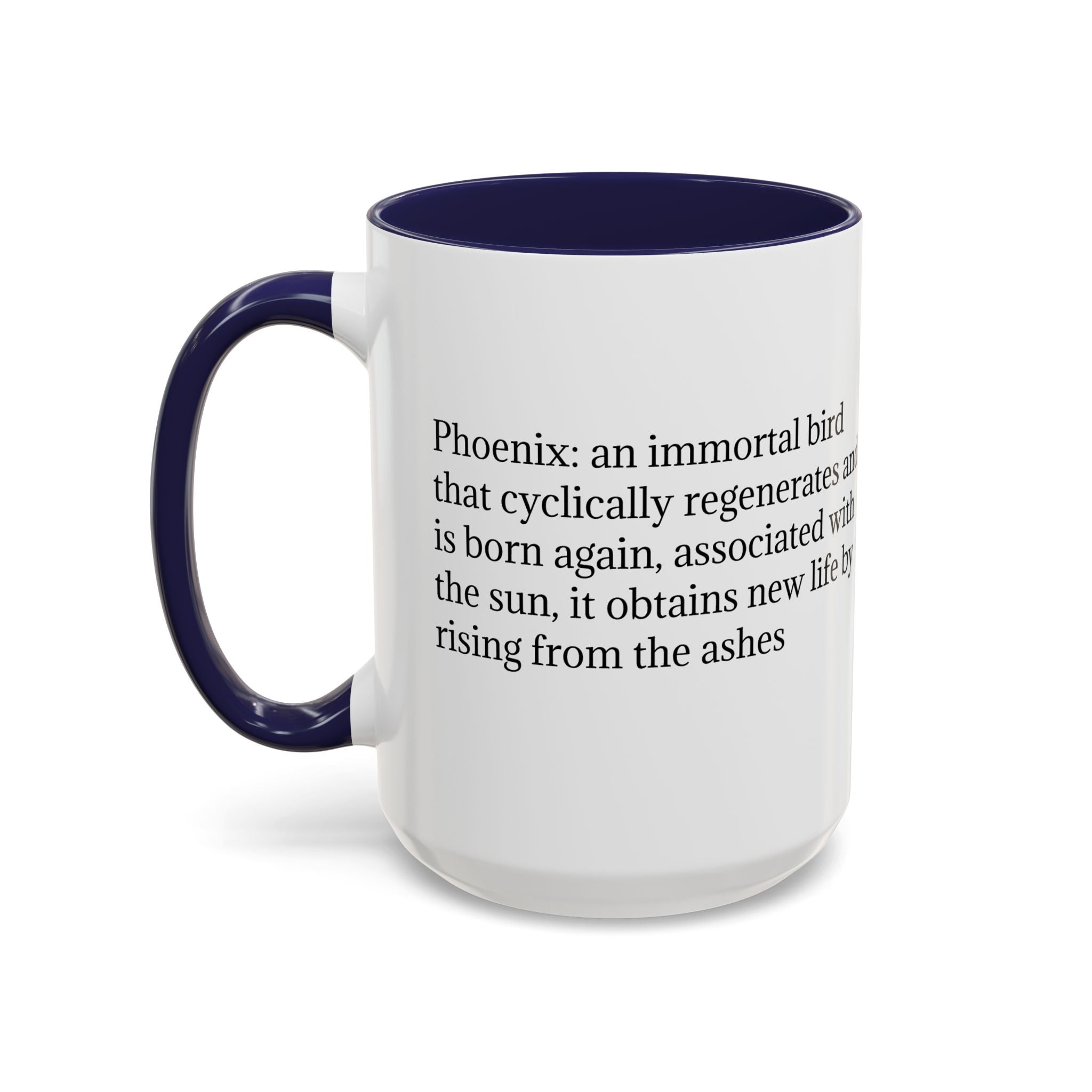Phoenix Bird Coffee Cup: Mythical Creature, Firebird Coffee Mug, Rise from the Ashes