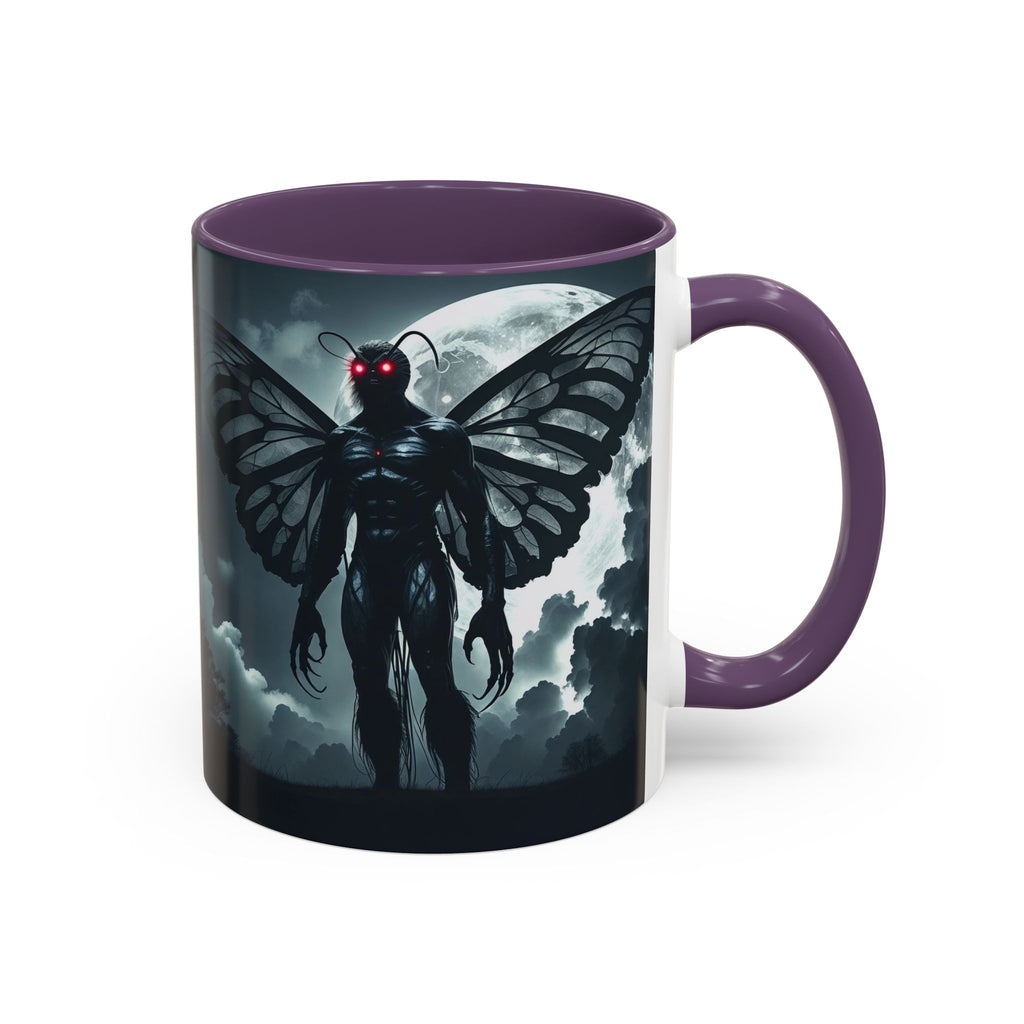 Mothman Coffee Mug: Supernatural Cryptid, Legendary Monster, Mugs for Men (Moon)