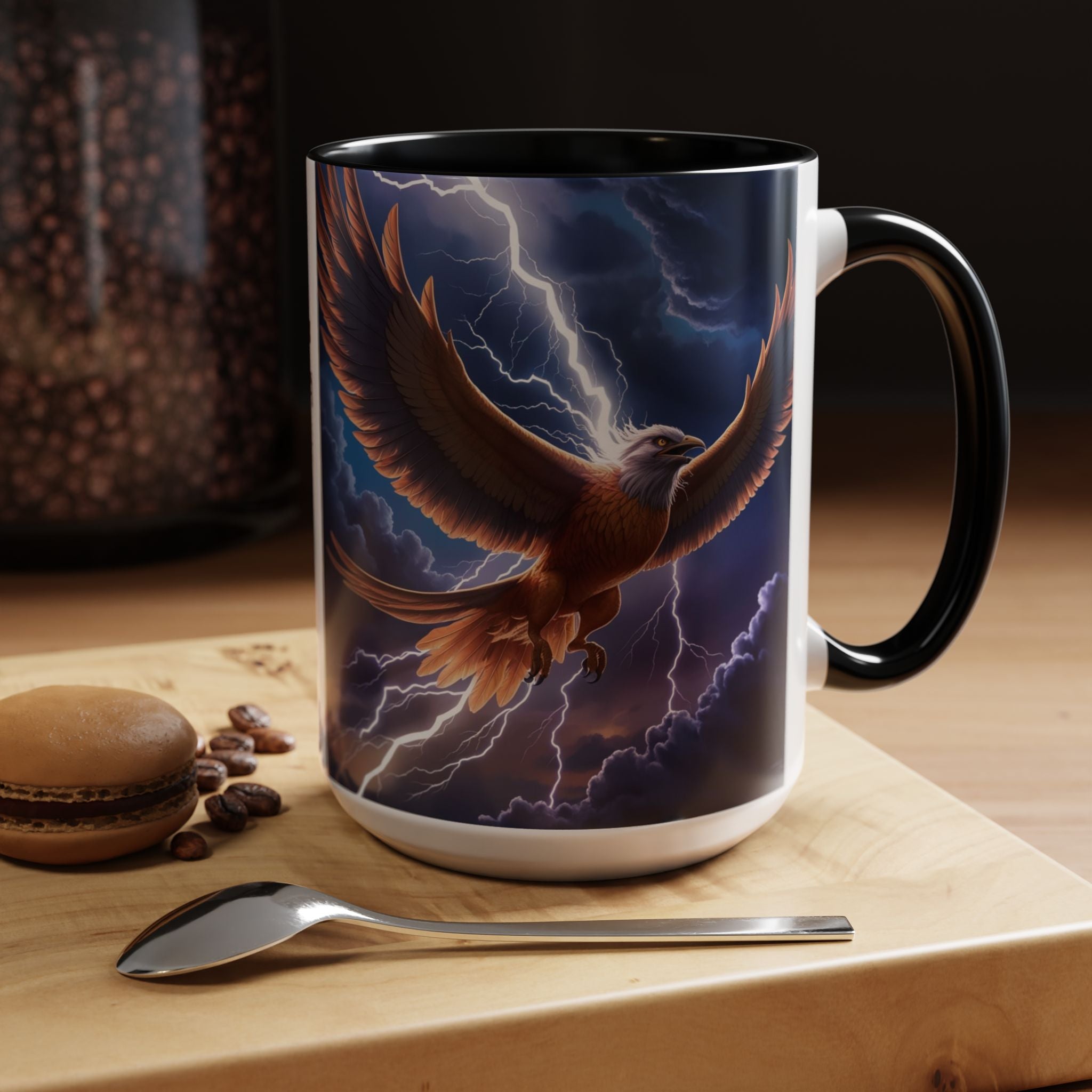 Thunderbird Coffee Mug: Native American Spirit Animal, Southwest Folklore