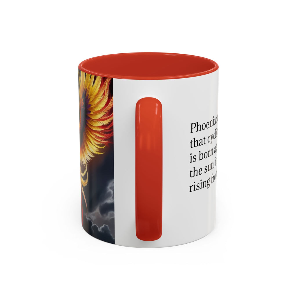 Phoenix Coffee Mug: Mythical Firebird Ceramic Cup, Fantasy Mug, Legendary Creature