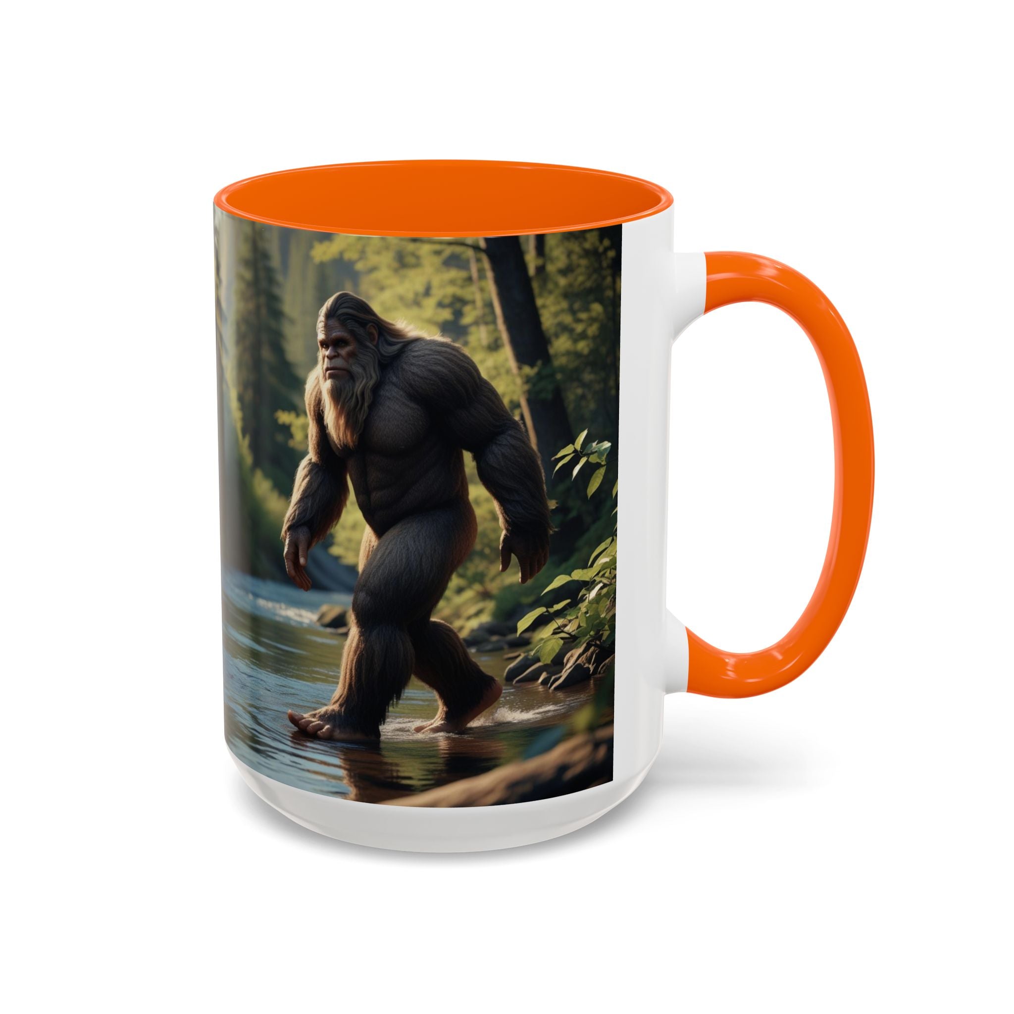 Bigfoot Coffee Mug: Sasquatch, Forest Cryptid, Mythical Creature, Camping Gift