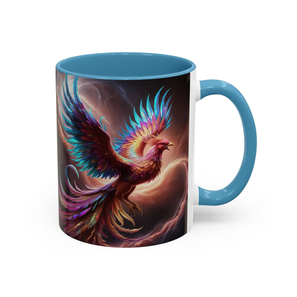Phoenix Coffee Mug: Legendary Creature, Firebird Cryptid Coffee Cup, Renewal Rebirth