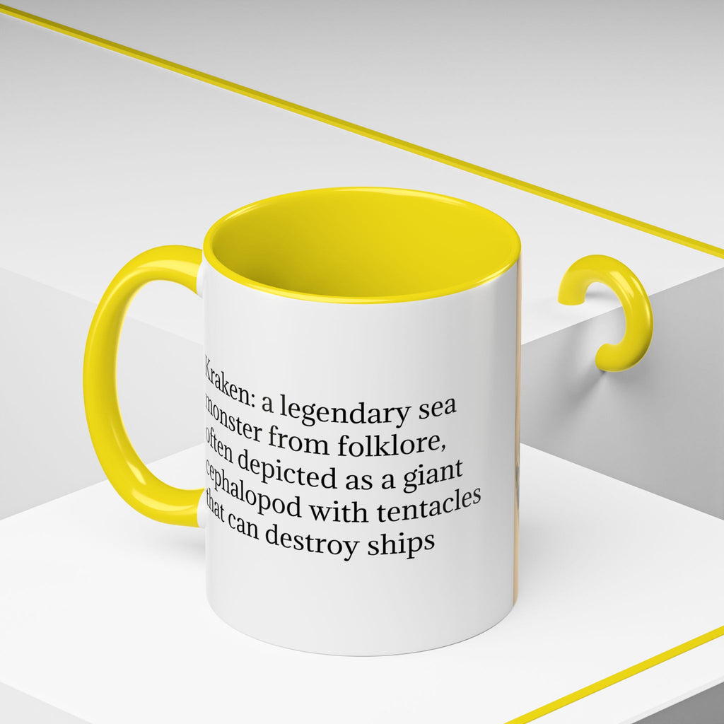 Kraken Coffee Cup: Giant Squid Coffee Mug, Mugs for Men, Mythical Creature