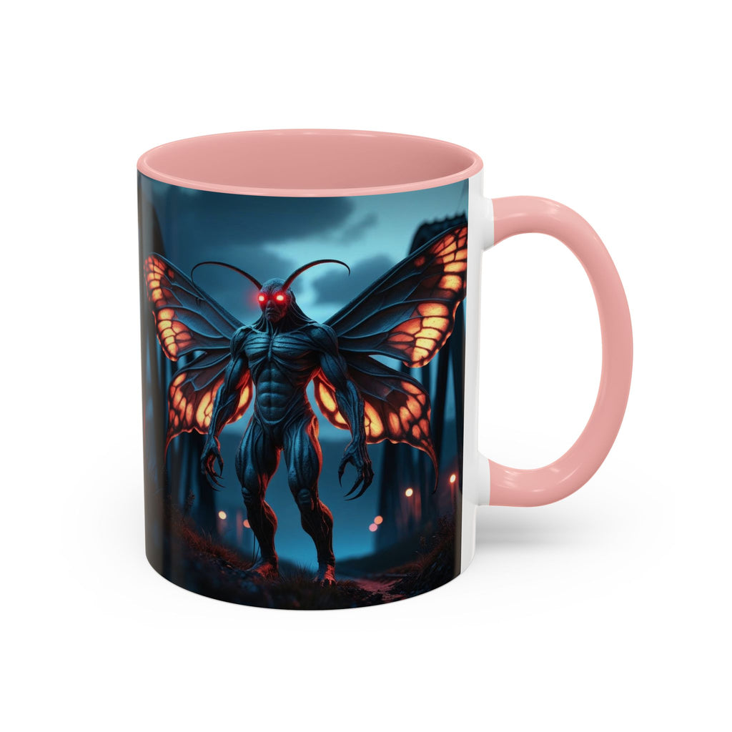 Mothman Coffee Mug: Supernatural Monster, Legendary Creature, Cryptid Gift (Bridge)