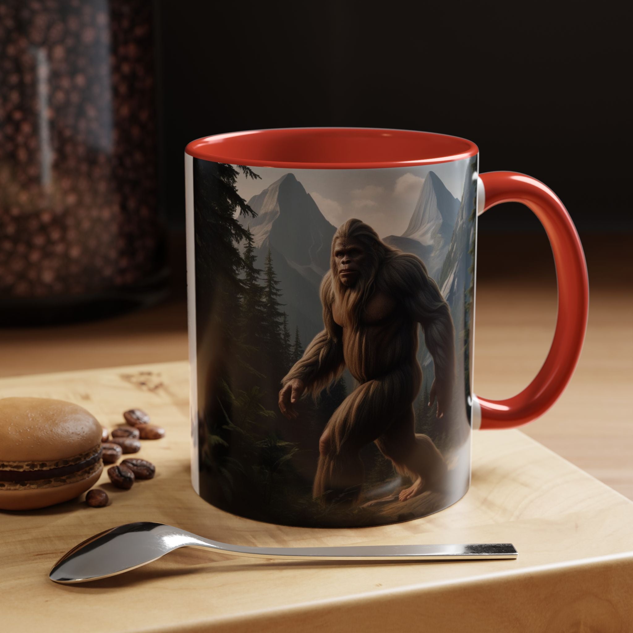 Bigfoot Coffee Mug: Sasquatch, Mythical Creature, Pacific Northwest Cryptid