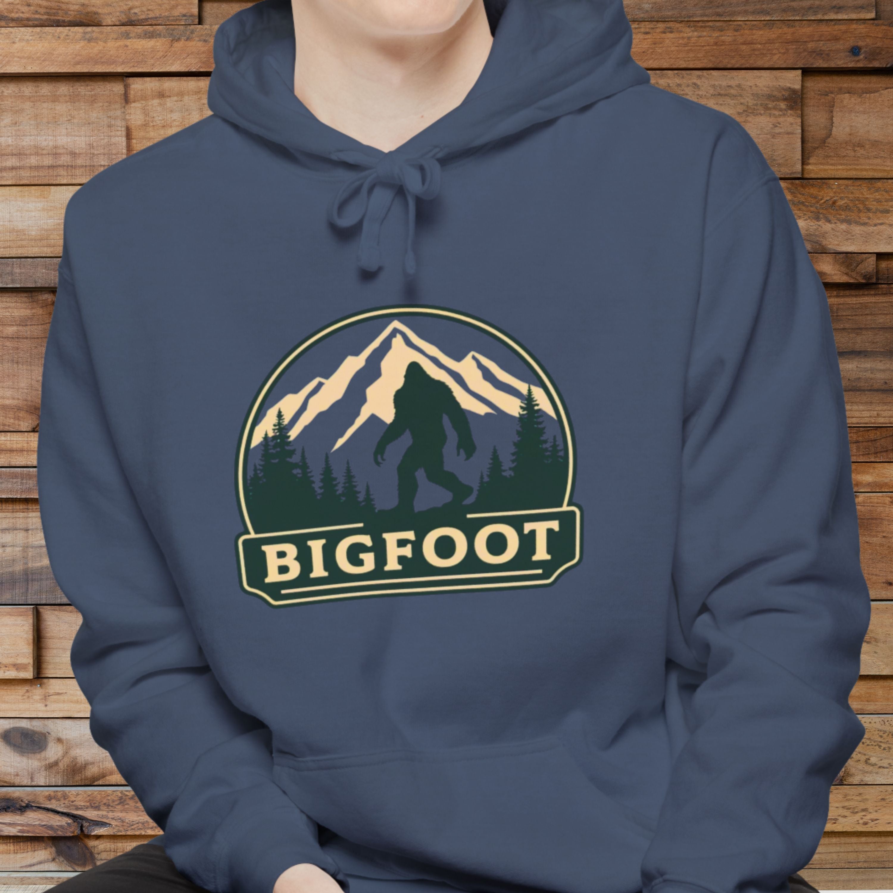 Sasquatch Hoodie - Comfort Colors® | Bigfoot Sweatshirt, Hiking Gift for Nature Lovers, Cozy Unisex Pullover