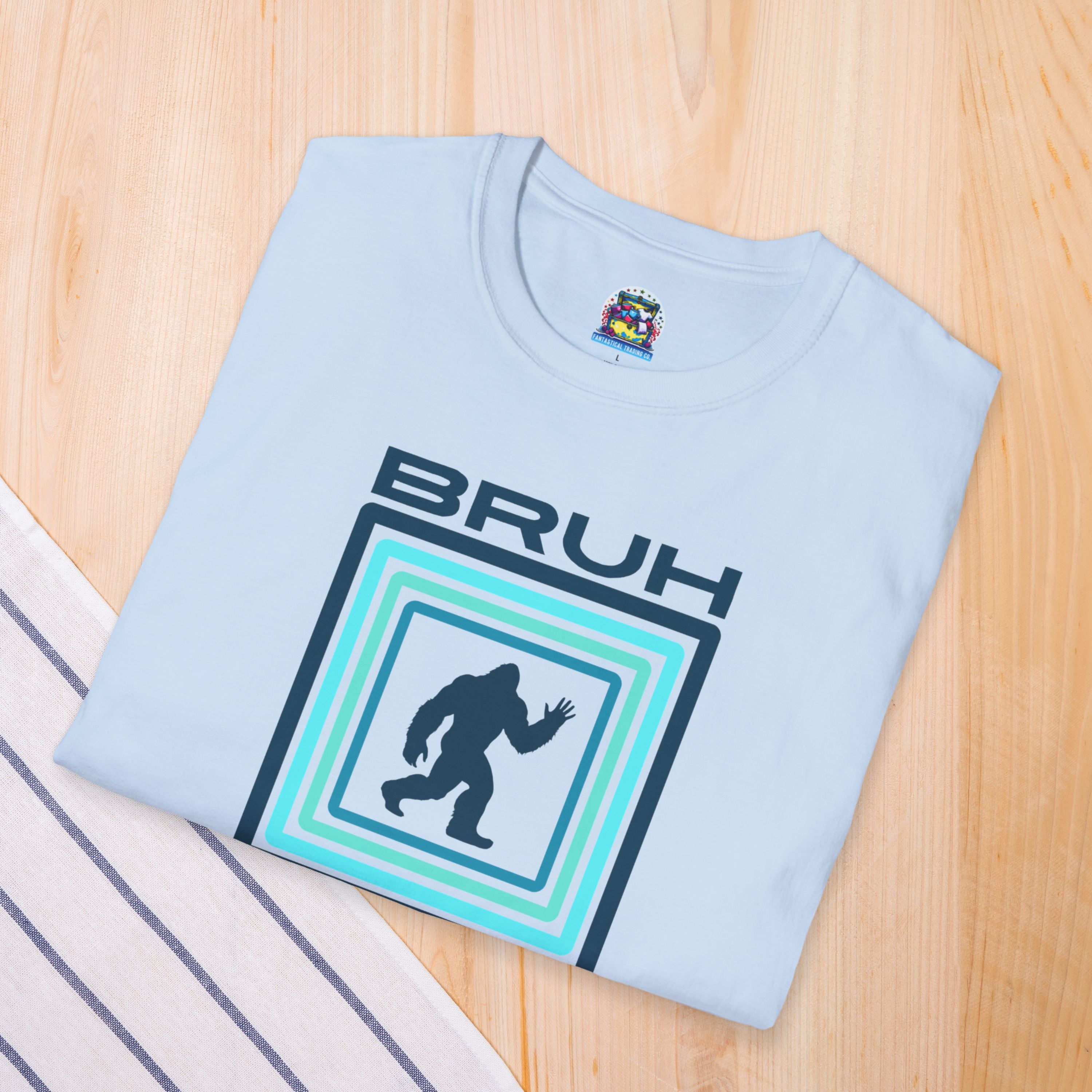 Bigfoot Graphic Tee: Sasquatch Shirt, Bruh, Soft Cotton T-shirt, Legendary Cryptid