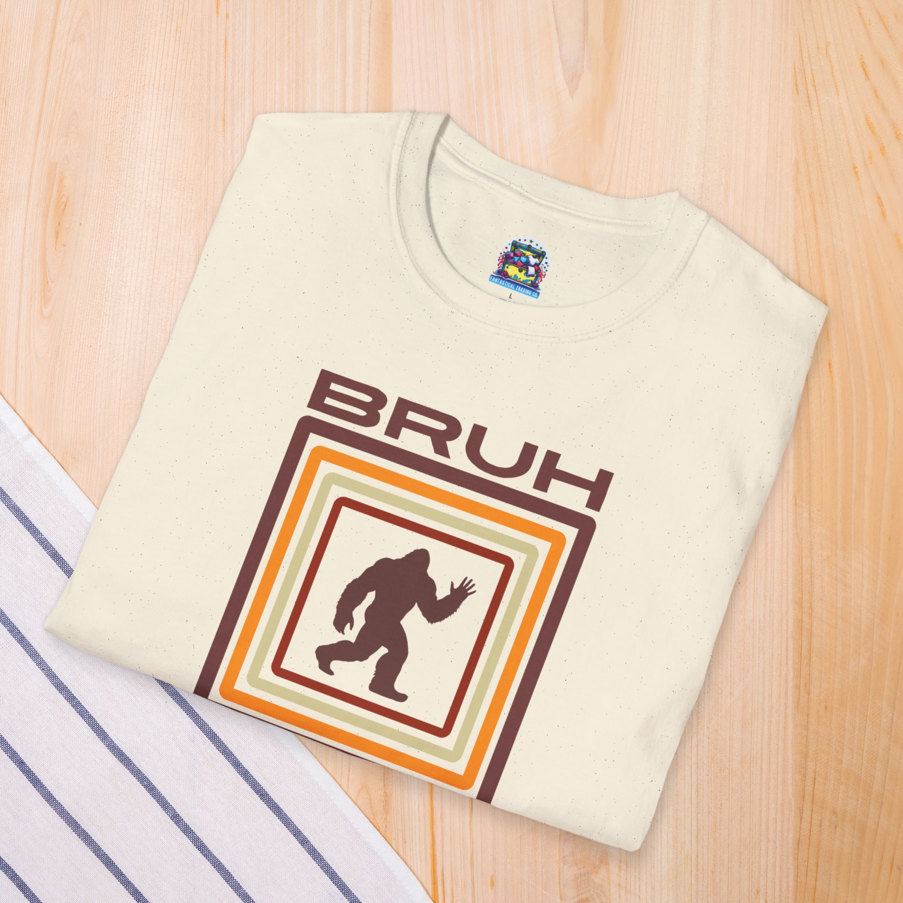 Bigfoot Shirt: Sasquatch Graphic Tee, Bruh, Soft Cotton T-shirt, Legendary Creature