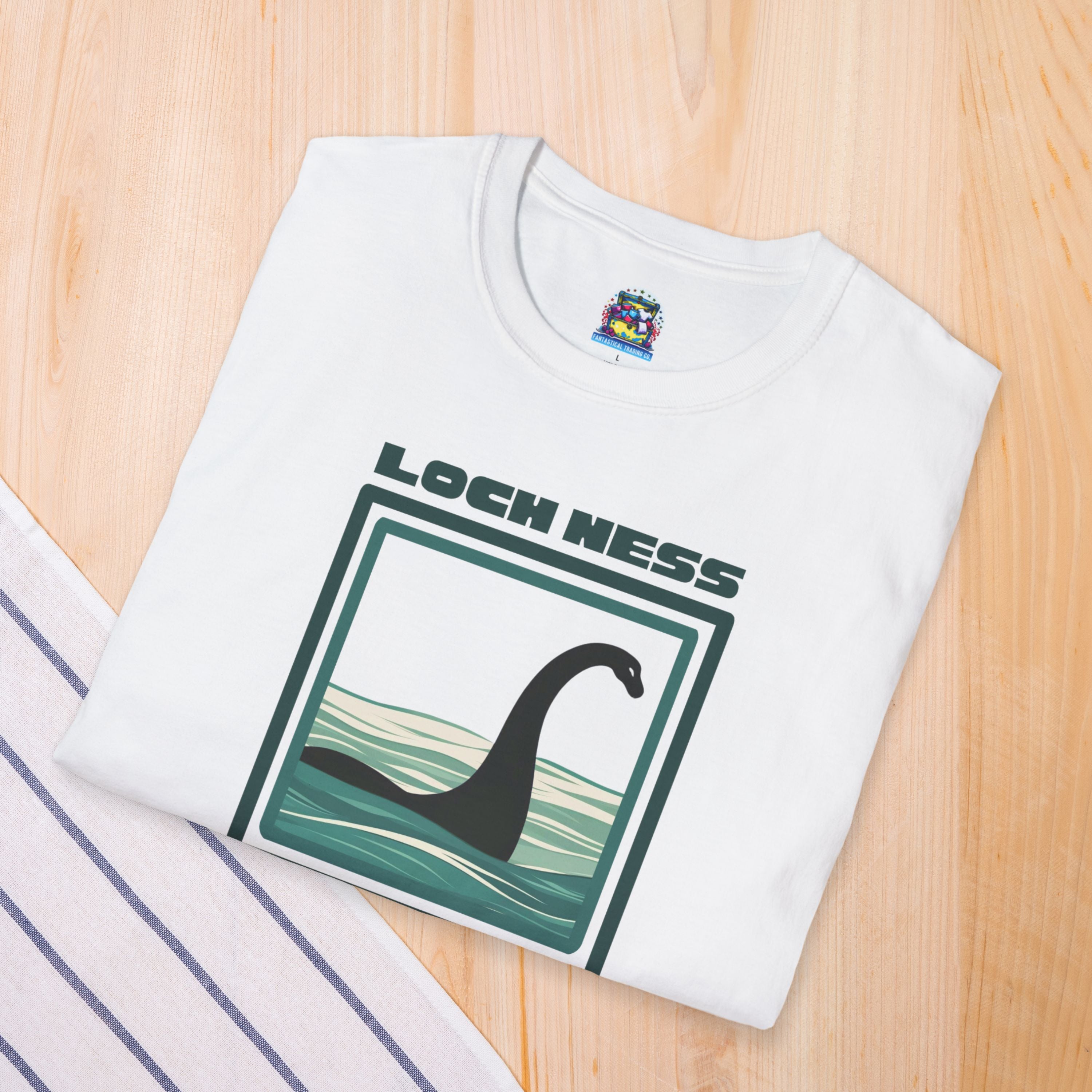 Lochness Monster Shirt: Nessie T-Shirt, Plesiosaurus Graphic Tee, Loch Ness Retro Clothing