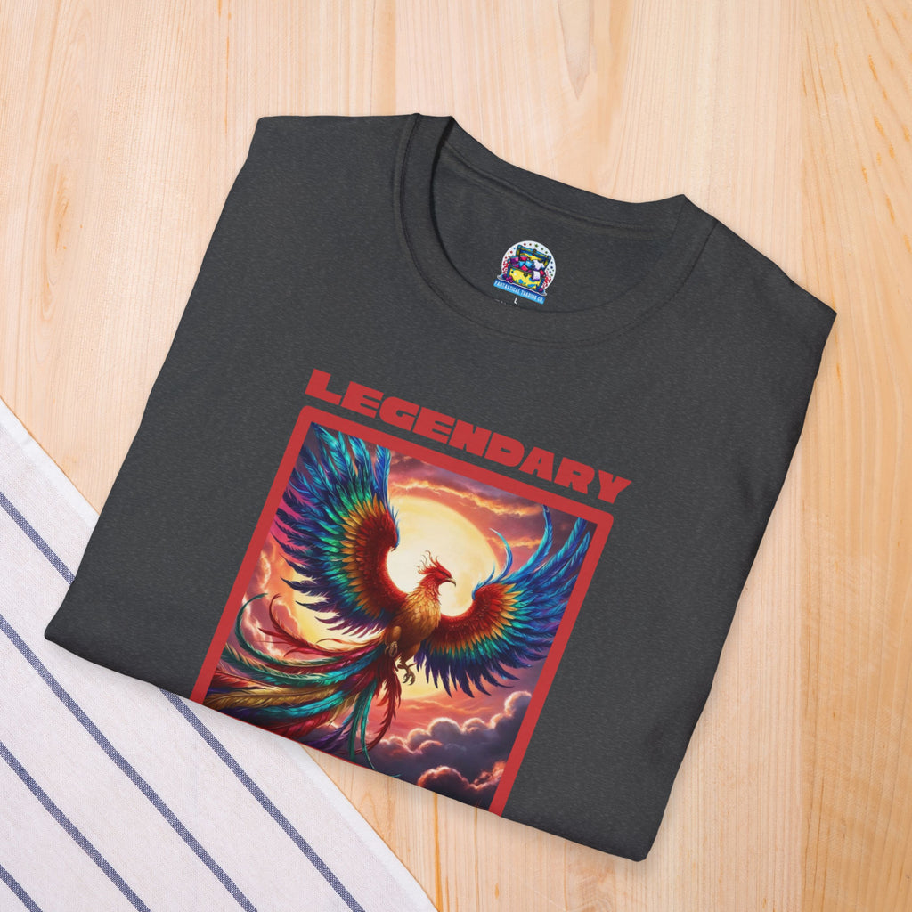 Phoenix Graphic Tee: Legendary Bird, Soft Cotton Shirt, Phoenix Rising Gift